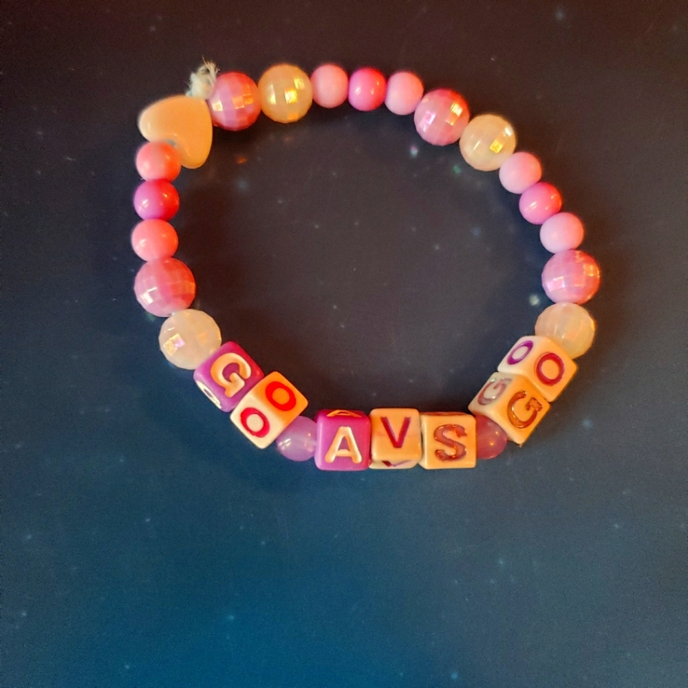Go Colorado Avalanche bracelet
